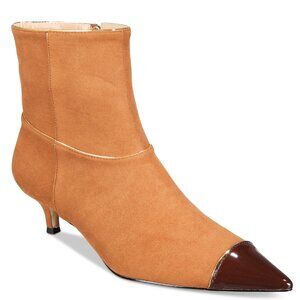 Things Ii Come Women's Jaimee Luxurious Kitten-Heel Shooties - Brown